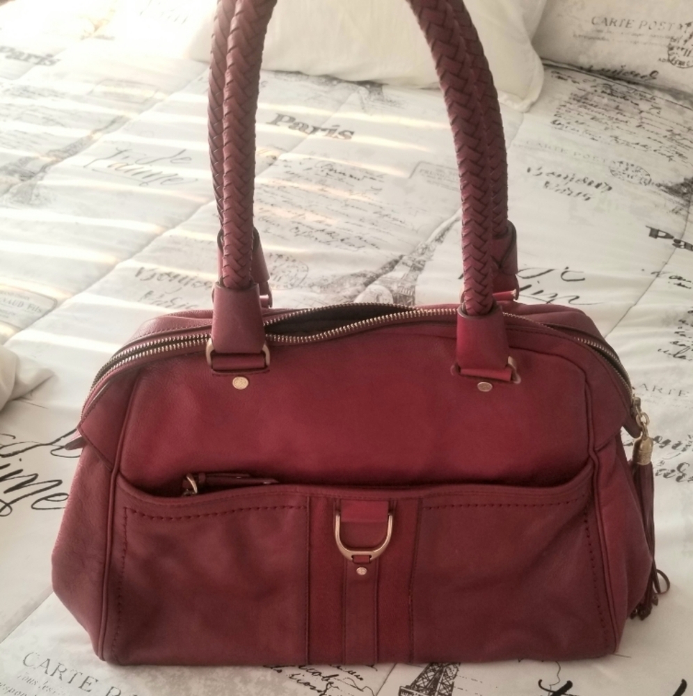 Cole Haan red leather bag